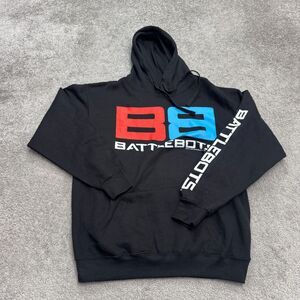 BattleBots Las Vegas Live Pullover Hoodie Graphic Sweatshirt Mens Medium Black